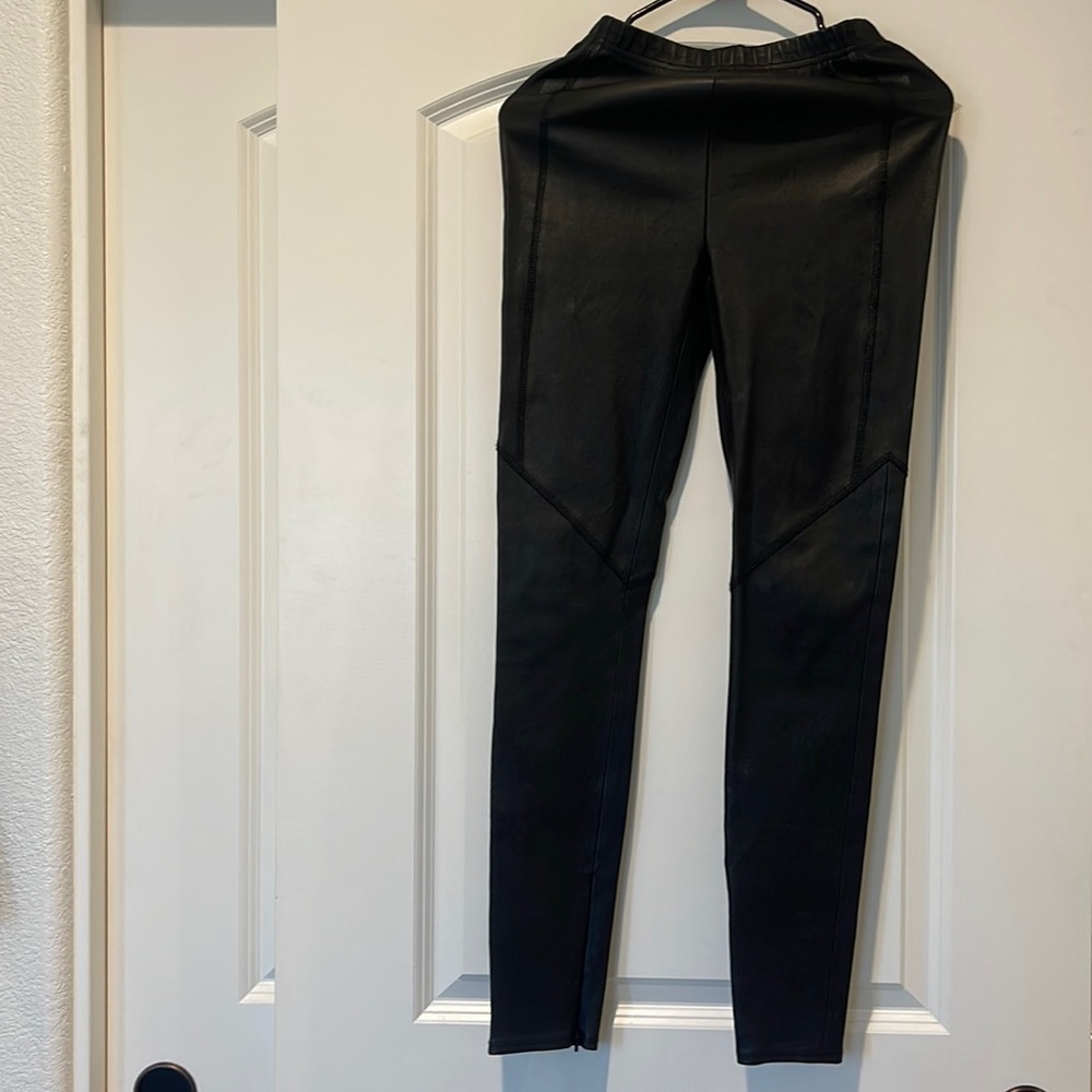 Lambskin Leather Leggings Size Small